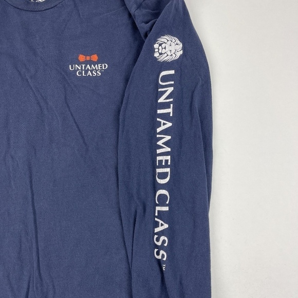 Untamed Class Tshirt Womens Medium Blue Lion - Picture 6 of 11
